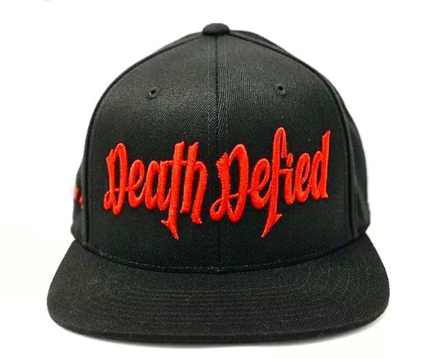 Red on Black Snapback