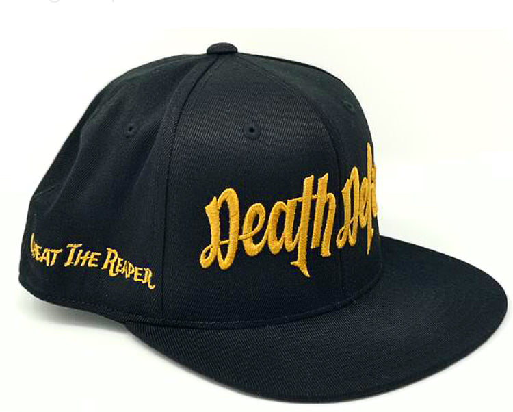 Gold on Black Snapback
