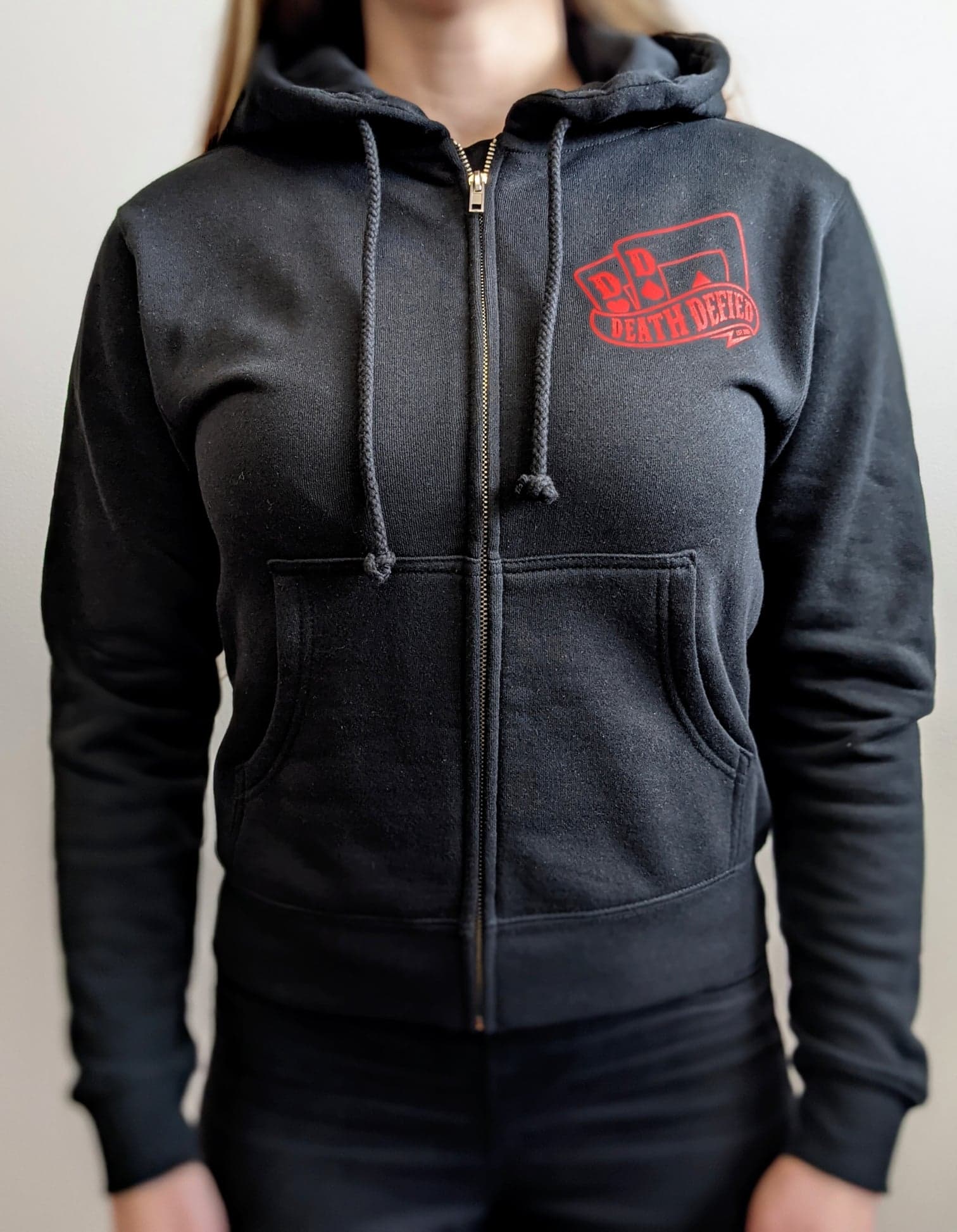 Queen Card Womens Zip-up