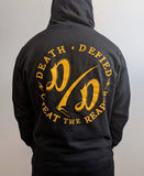 Yellow on black OG pullover hoodie