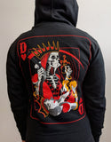 Queen Card Womens Zip-up