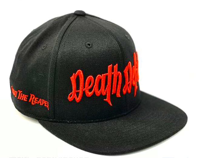 Red on Black Snapback