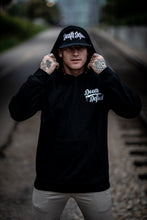 White on black OG pullover hoodie