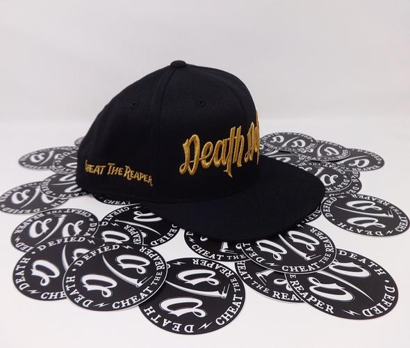 Gold on Black Snapback
