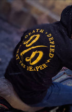 Yellow on black OG pullover hoodie