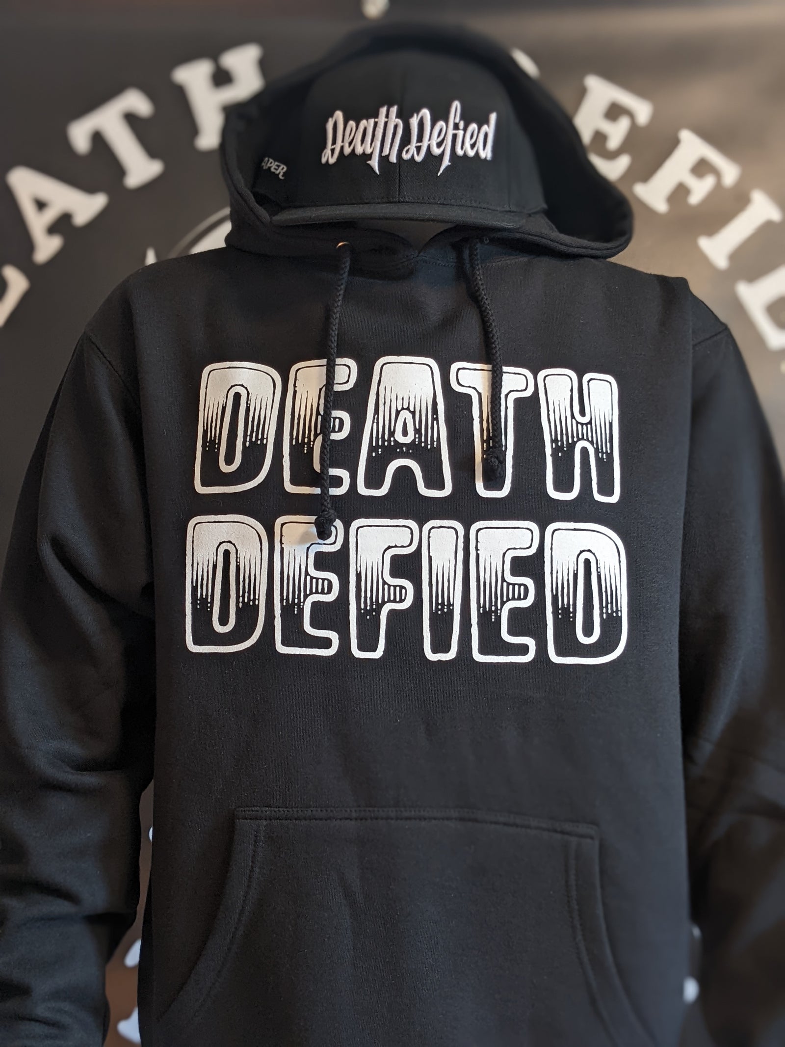 Stacked pullover hoodie